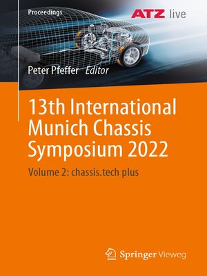 cover image of 13th International Munich Chassis Symposium 2022